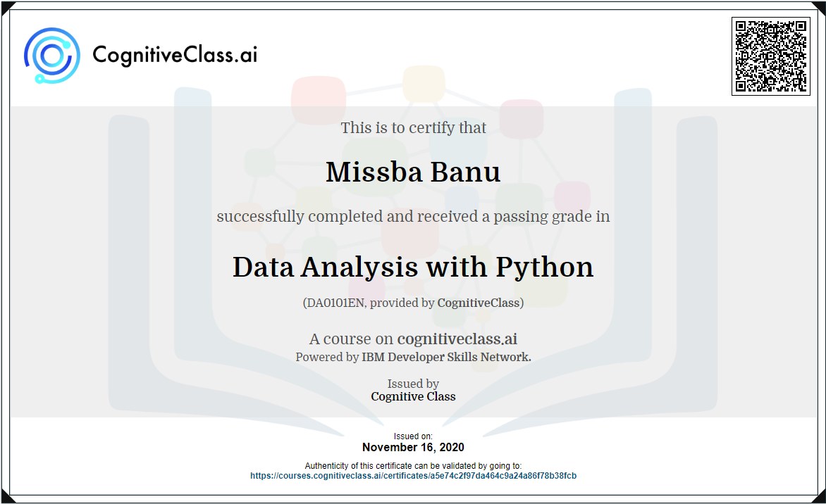 Data Analysis with Python (DA0101EN)
