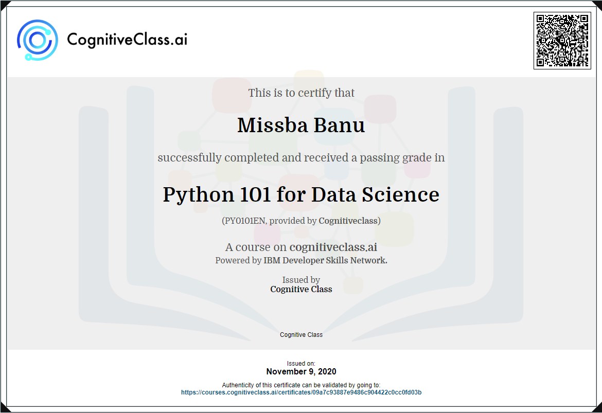 Python 101 for Data Science (PY0101EN)