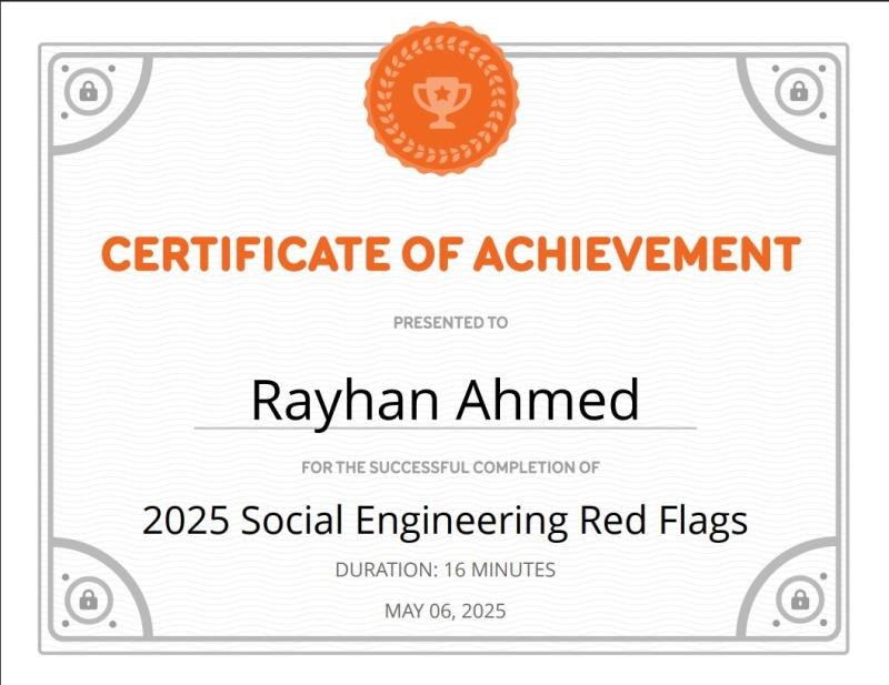 2025 Social Engineering Red Flags